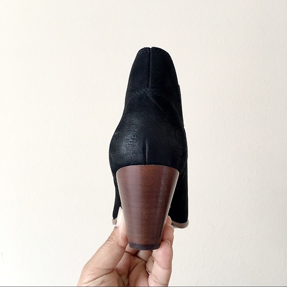 Frye Reina Cut Out Black Cowboy Ankle Bootie - Picture 6 of 7